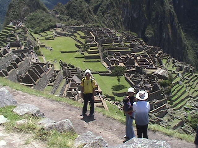 Dave and friends at Machu Picchu