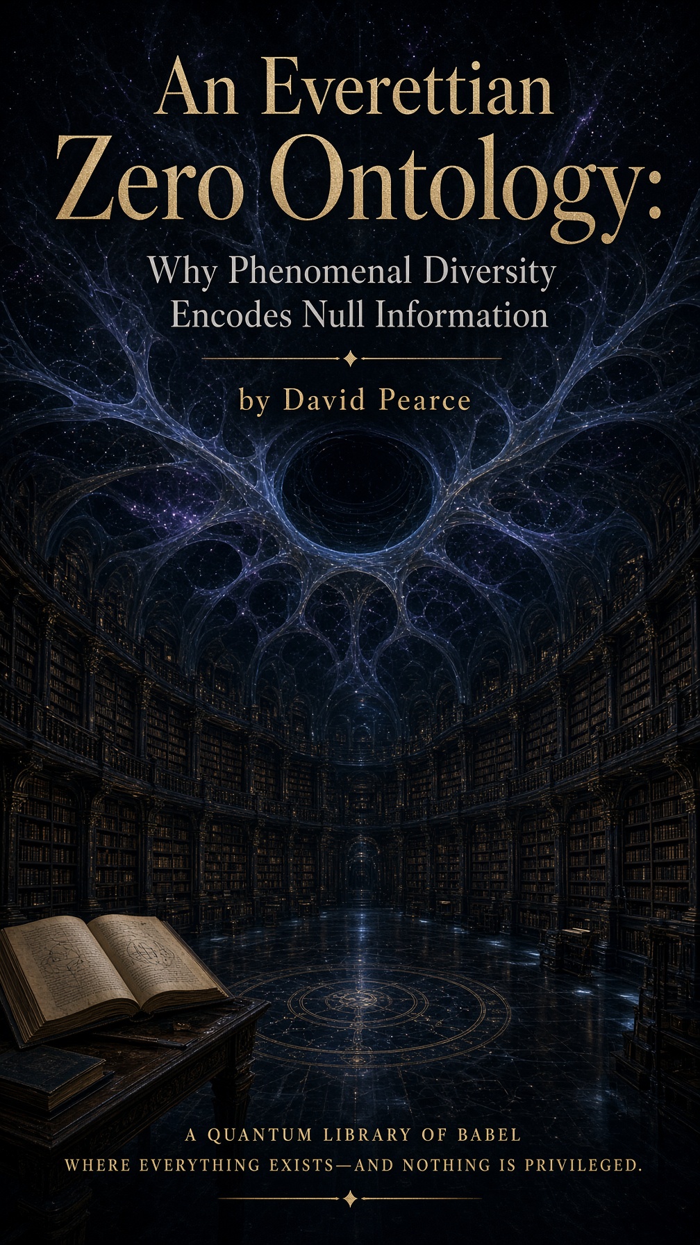 An Everettian Zero Ontology: Why Phenomenal Diversity Encodes Null Information by David Pearce