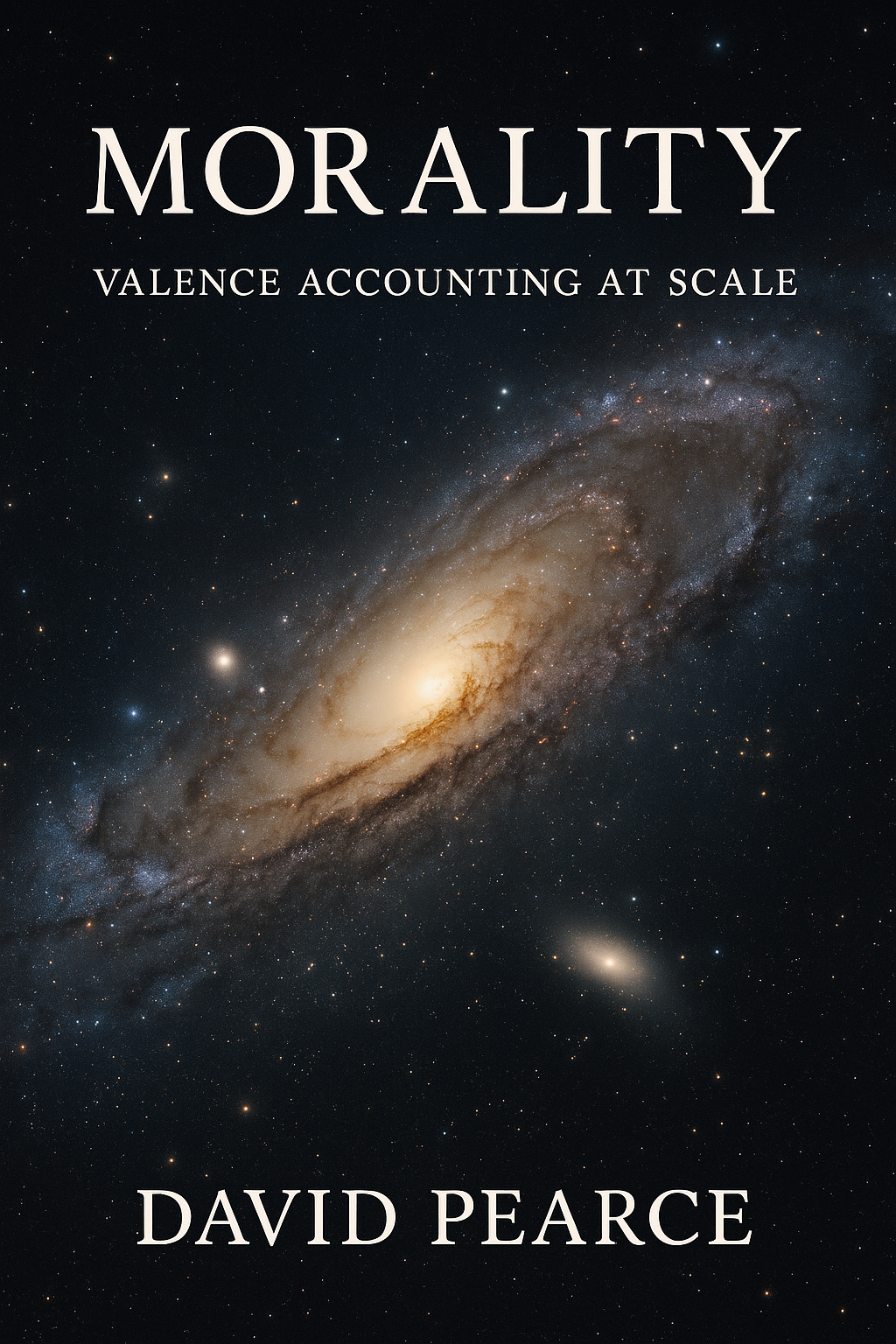 Morality: Valence Accounting at Scale   by David Pearce