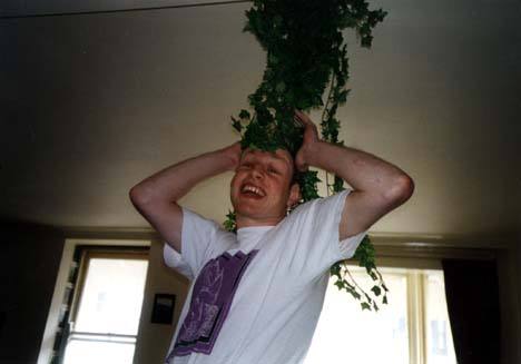 photo of Bruce and an obstreperous triffid