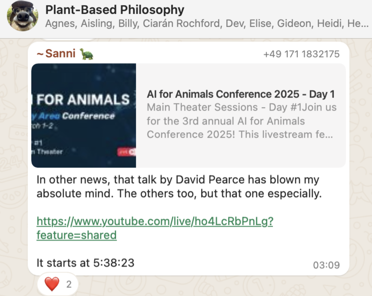AI for Animals, Berekely, March 2025