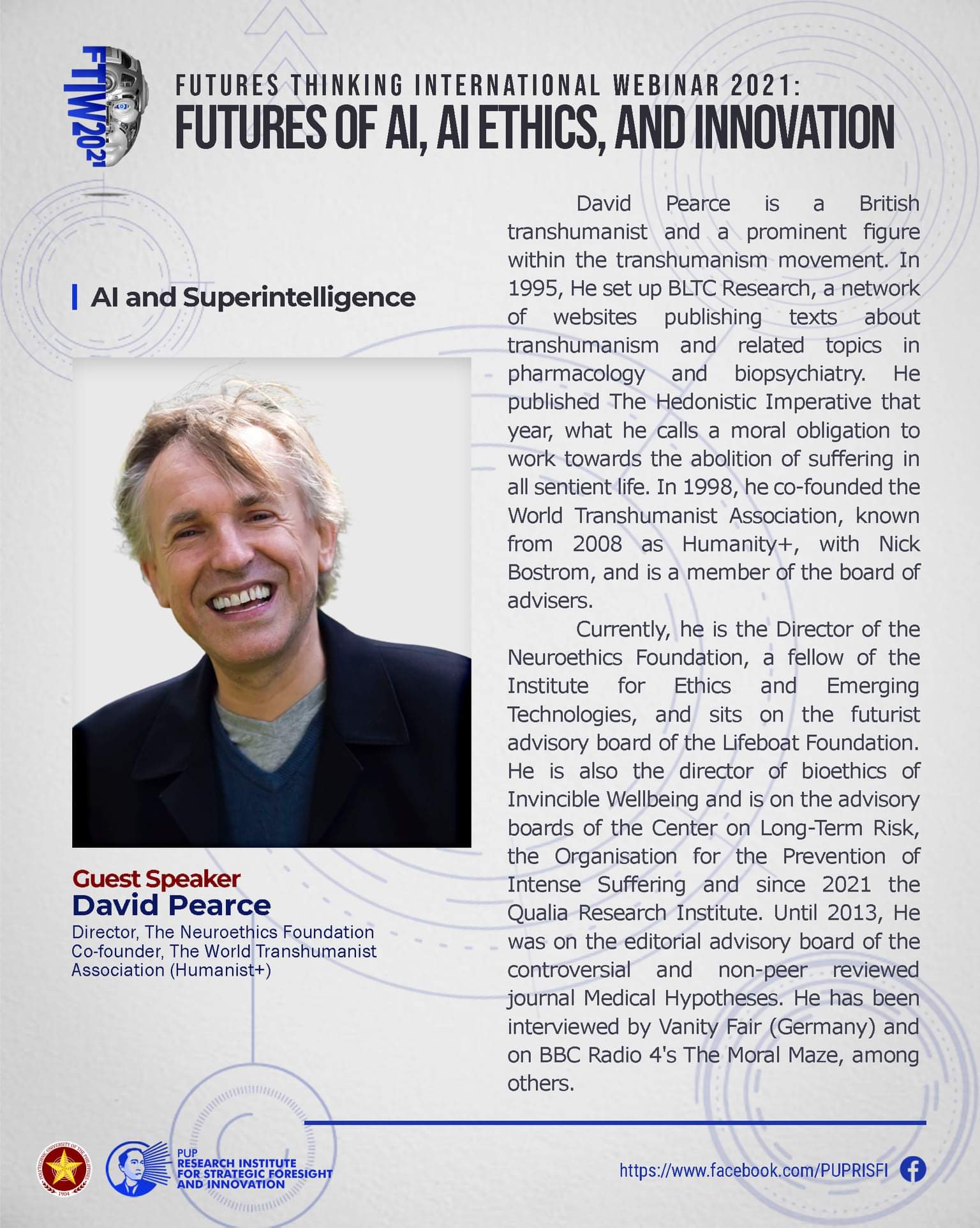 David Pearce on AI and Superintelligence
