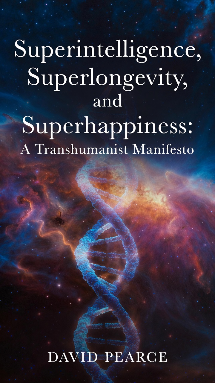 SUPERINTELLIGENCE, SUPERLONGEVITY, and
SUPERHAPPINESS: A Ttnshumanist Manifesto
by David Pearce